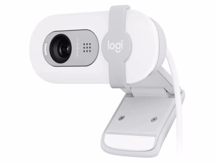 Веб-камера Logitech Brio 100 / 1080p/30fps / privacy shutter / mic / USB-A / Off-White 