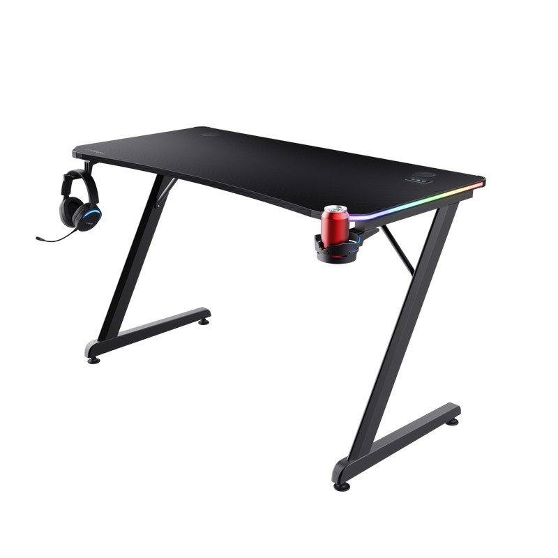 Masa RGB Gaming Trust GXT 709 LUMINUS, Black photo 2