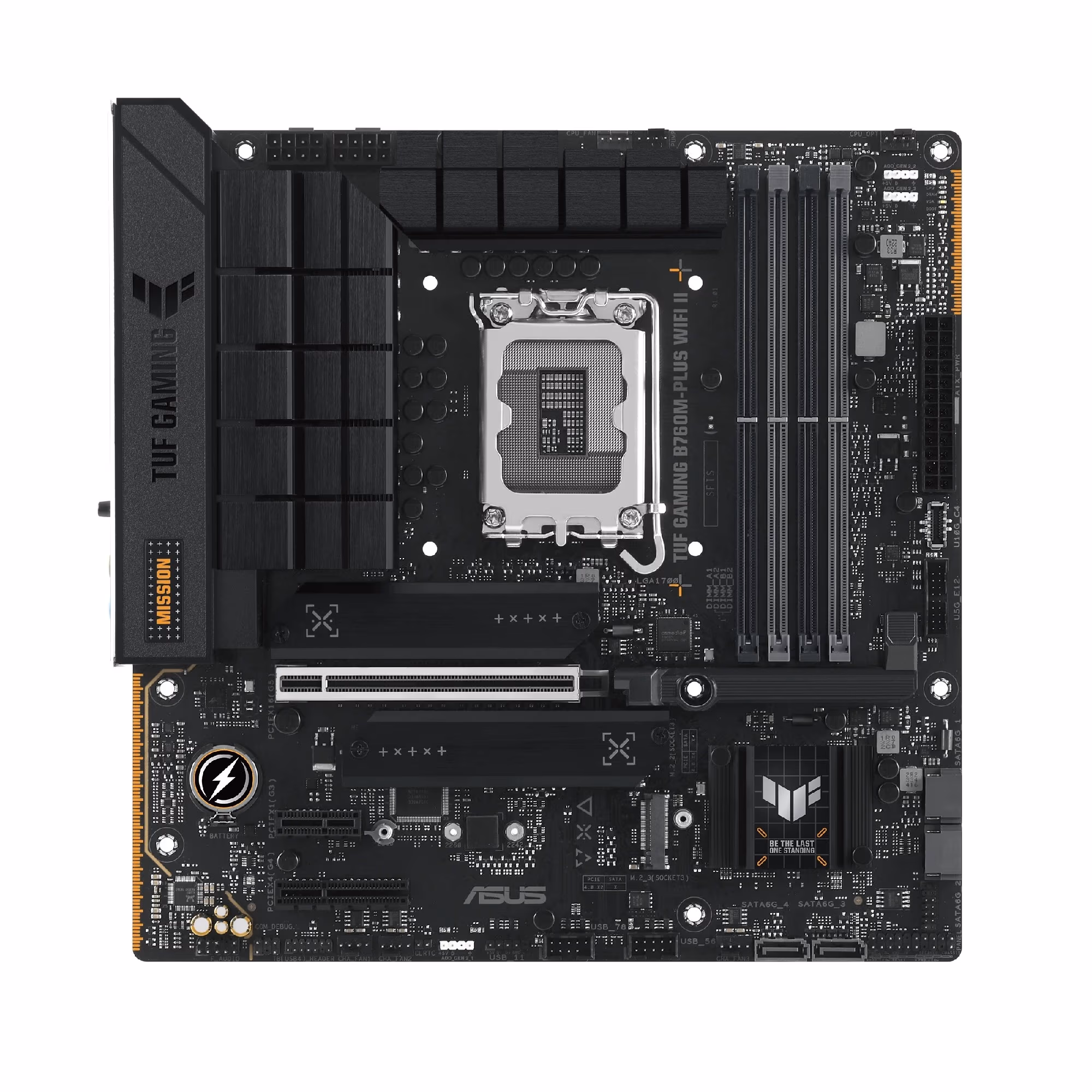 Placa de baza ASUS TUF GAMING B760M-PLUS WIFI II / 1700 / B760 / DDR5 / mATX