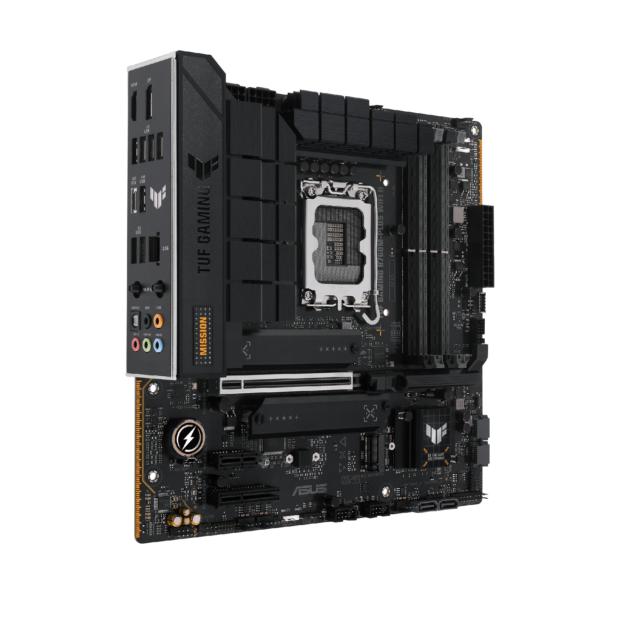 Placa de baza ASUS TUF GAMING B760M-PLUS WIFI II / 1700 / B760 / DDR5 / mATX photo 2