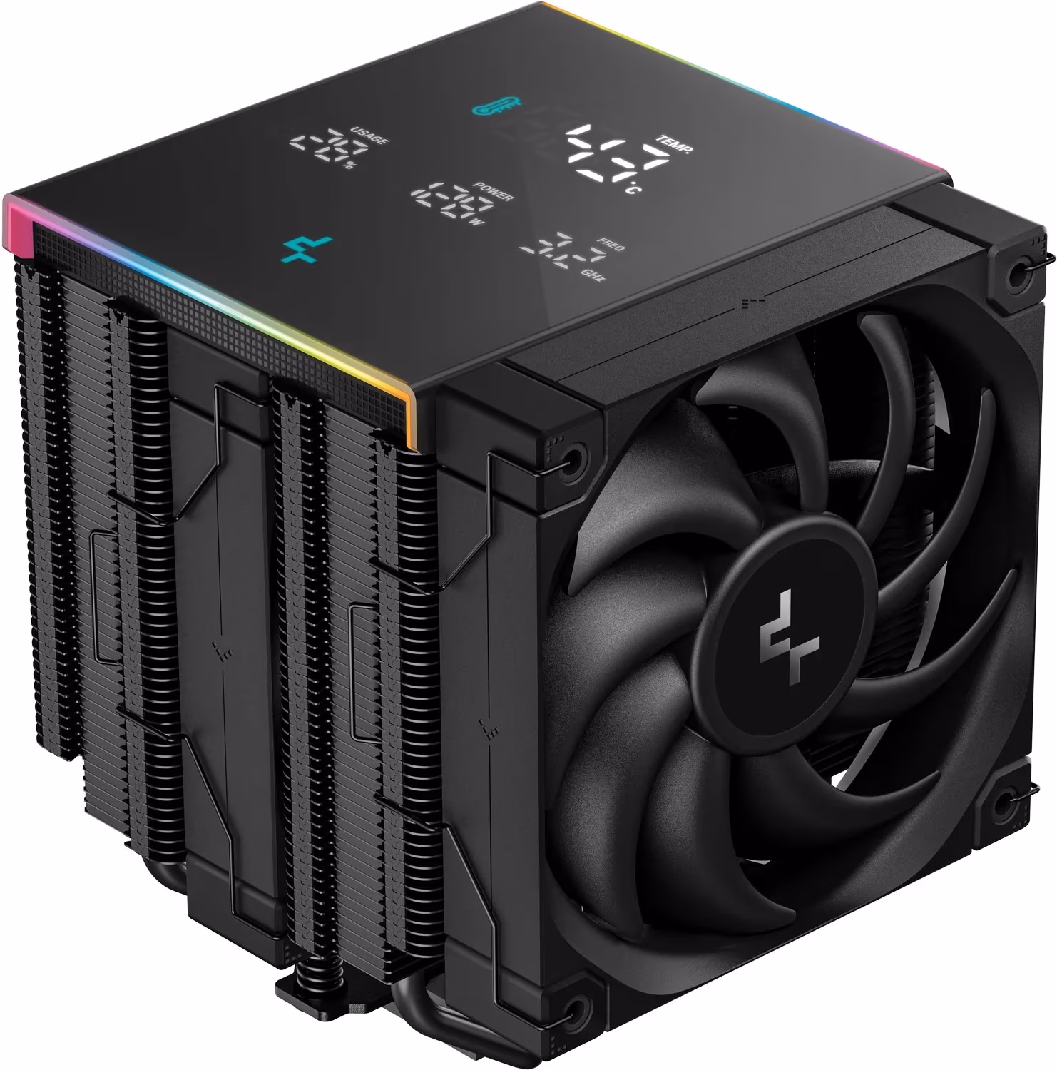 Cooler DEEPCOOL AK620 DIGITAL PRO/ Universal / 260W/ 500~1750rpm/ <25dBA/ 60.89CFM/  Black