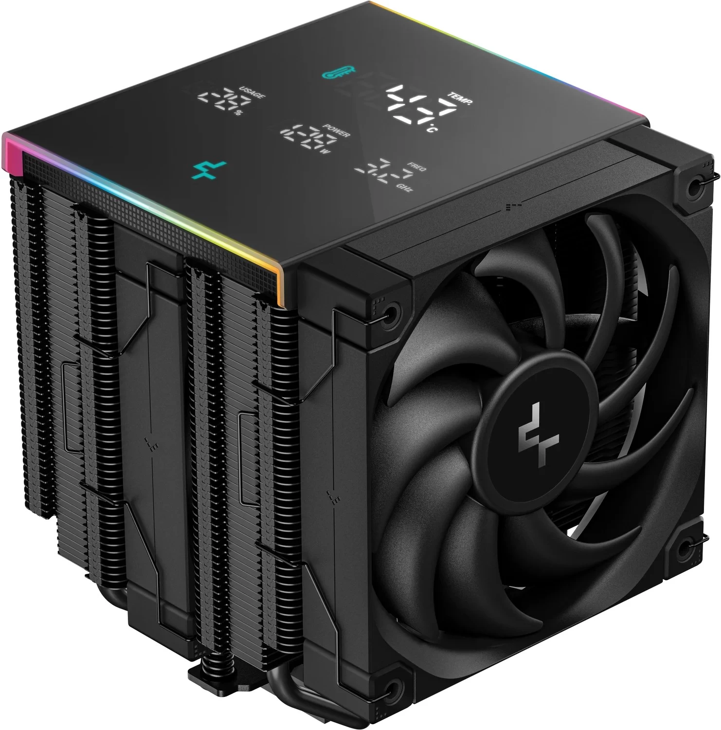 Cooler DEEPCOOL AK620 DIGITAL PRO/ Universal / 260W/ 500~1750rpm/ <25dBA/ 60.89CFM/  Black