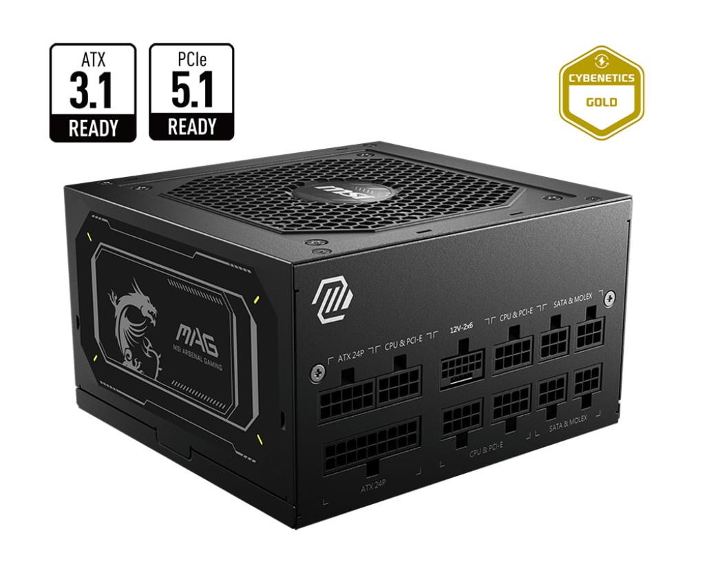 Блок питания 750W MSI MAG A750GL PCIE5 II photo 2