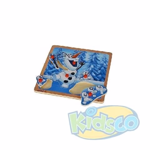 Simba-Dickie 3373 Eichhorn Puzzle-Lemn&rdquo;Olaf&rdquo; 6 El. 