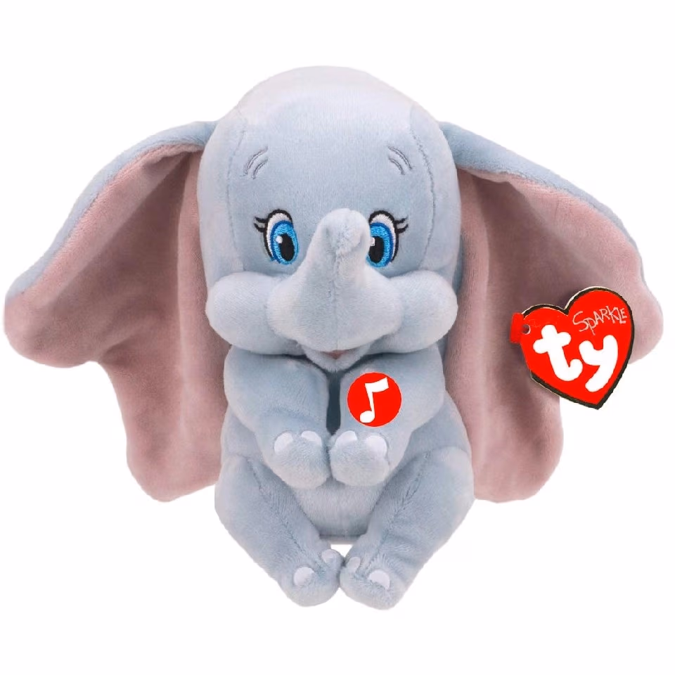 TY TY41095 BB DUMBO - слон со звуком 15 см