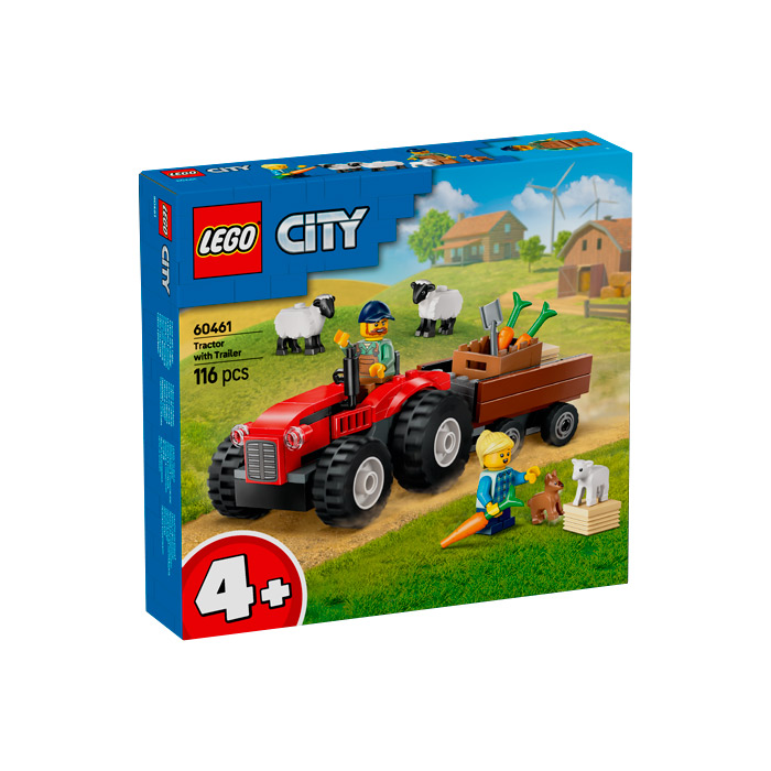 Lego City Красный фермерский трактор 60461 photo 1 Lego City Красный фермерский трактор 60461 photo 1