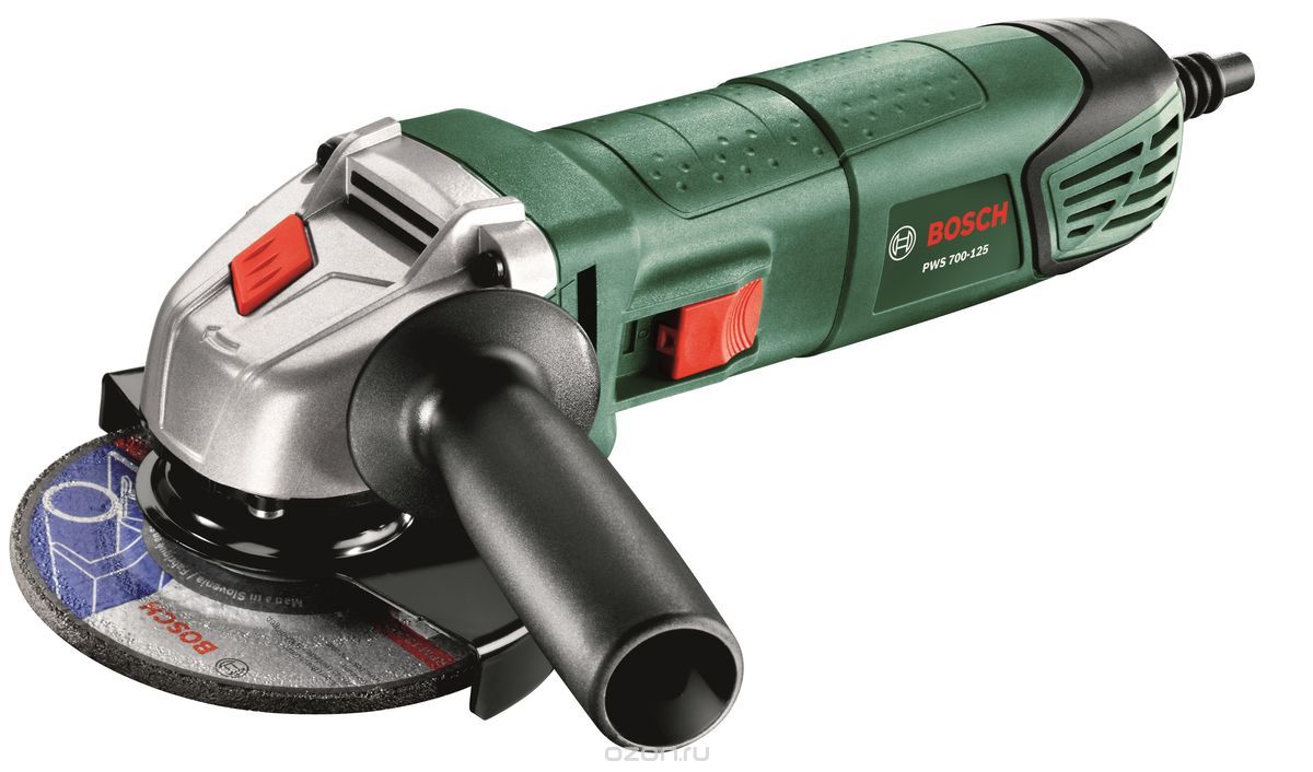 Угловая шлифмашина Bosch PWS 700-125, 06033A2023 photo 1 Угловая шлифмашина Bosch PWS 700-125, 06033A2023 photo 1