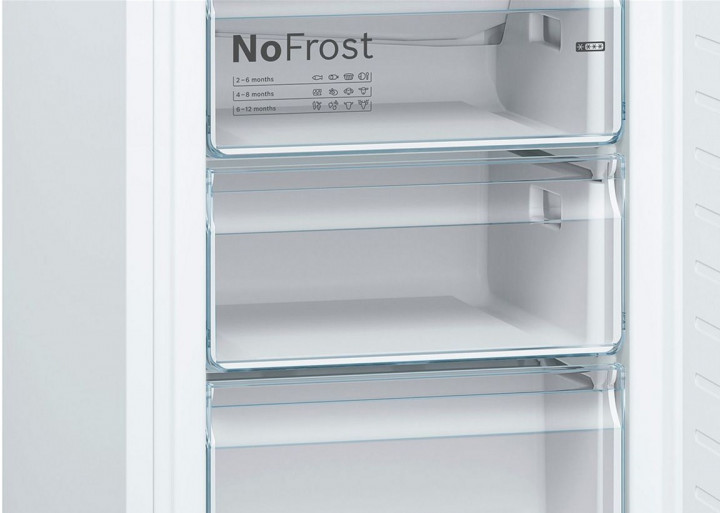 Frigider cu doua usi Bosch KGN39VW316 / 366 l / 203 cm / F / Alb photo 4