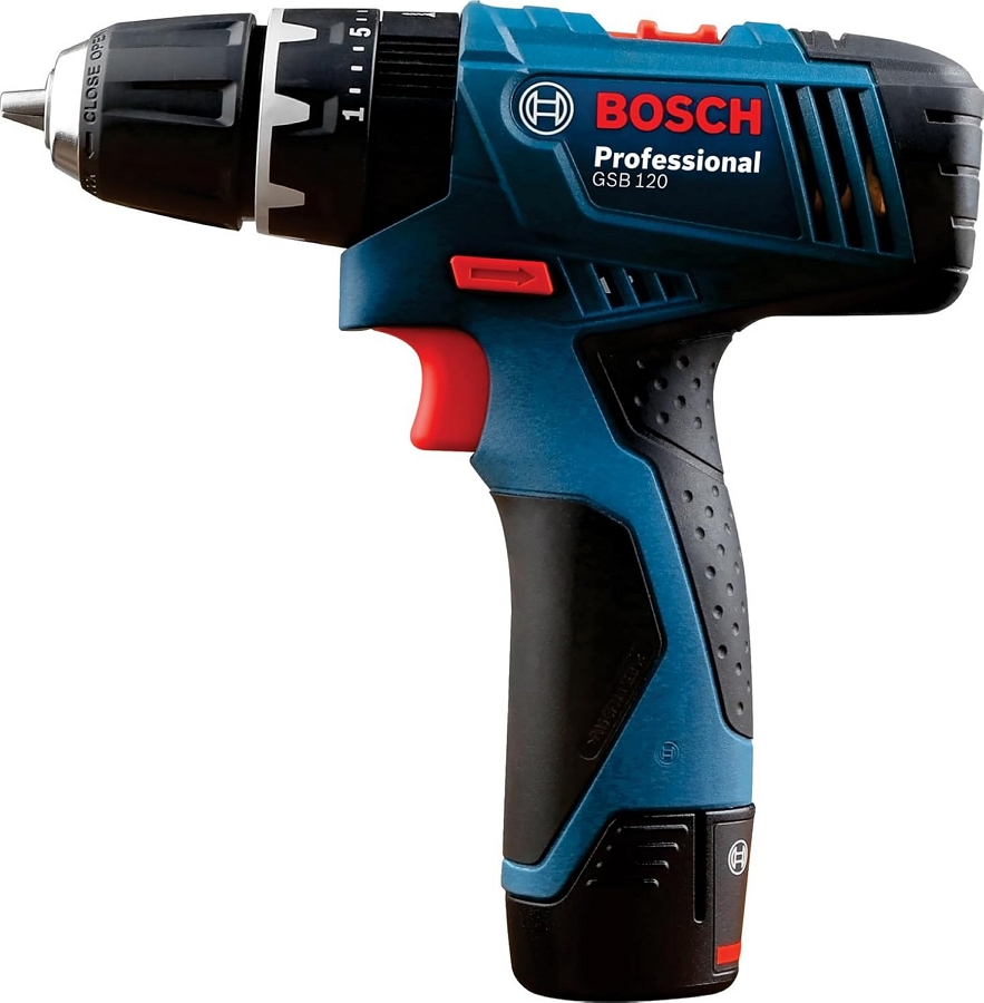 Аккумуляторная дрель-шуруповерт Bosch GSB 120 Li 1x2.0Ah, 06019G8126 photo 1