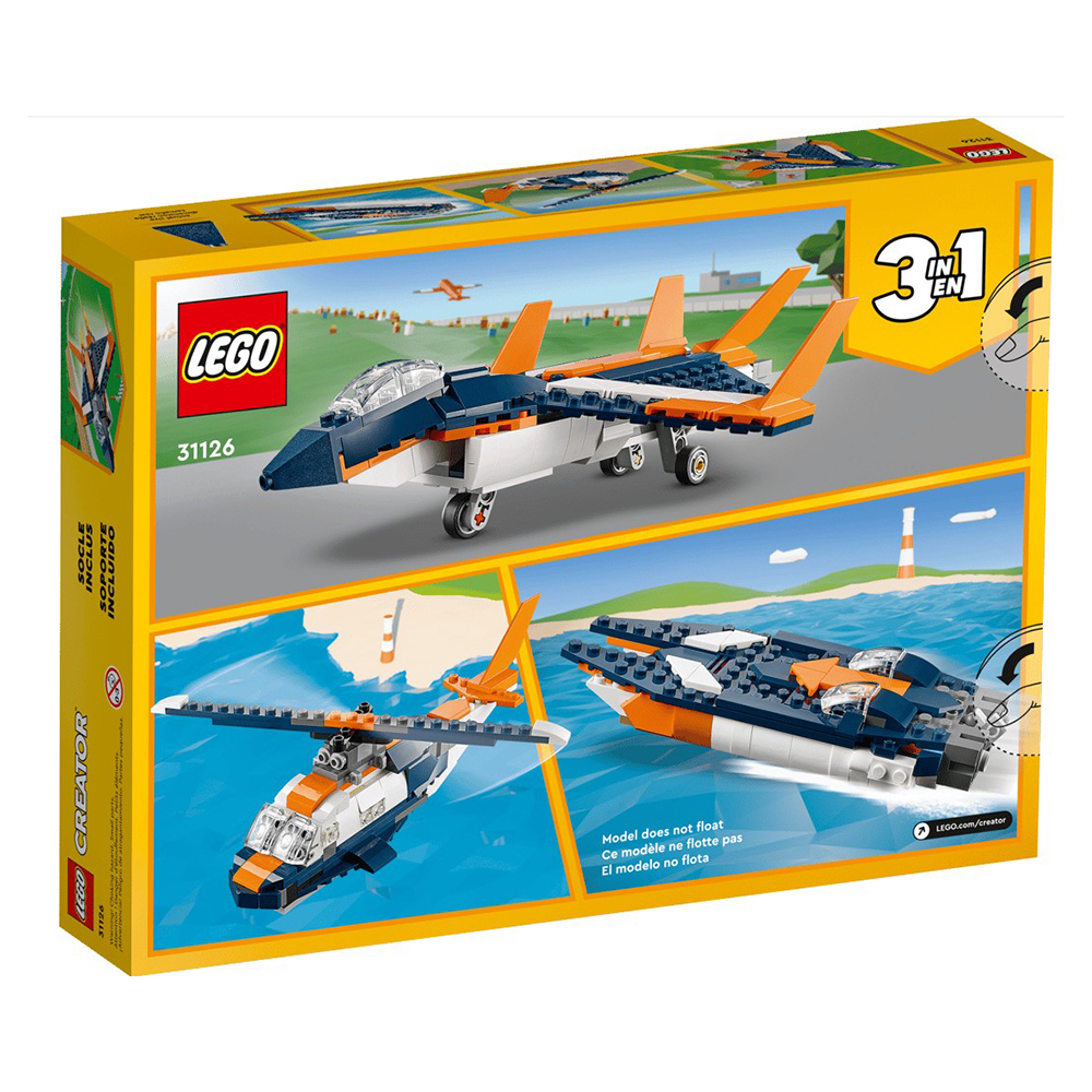 Constructor Lego Creator Supersonic-jet 31126  de la 7+ ani photo 8