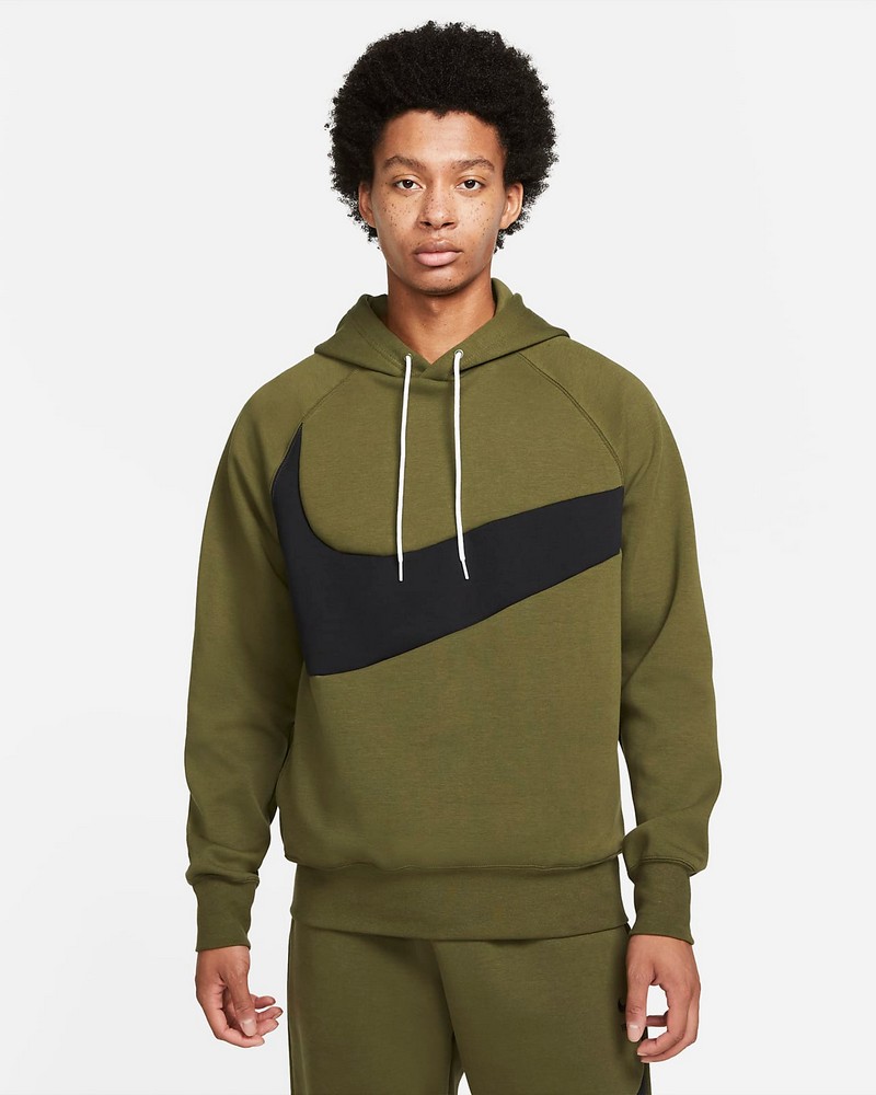 Hanorac pt bărbați Nike M NSW SWOOSH TCH FLC PO HD XL Verde photo 2