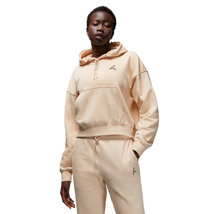 Hanorac Nike W J ESSEN FLC HOODIE CORE L Bej Femei photo 2