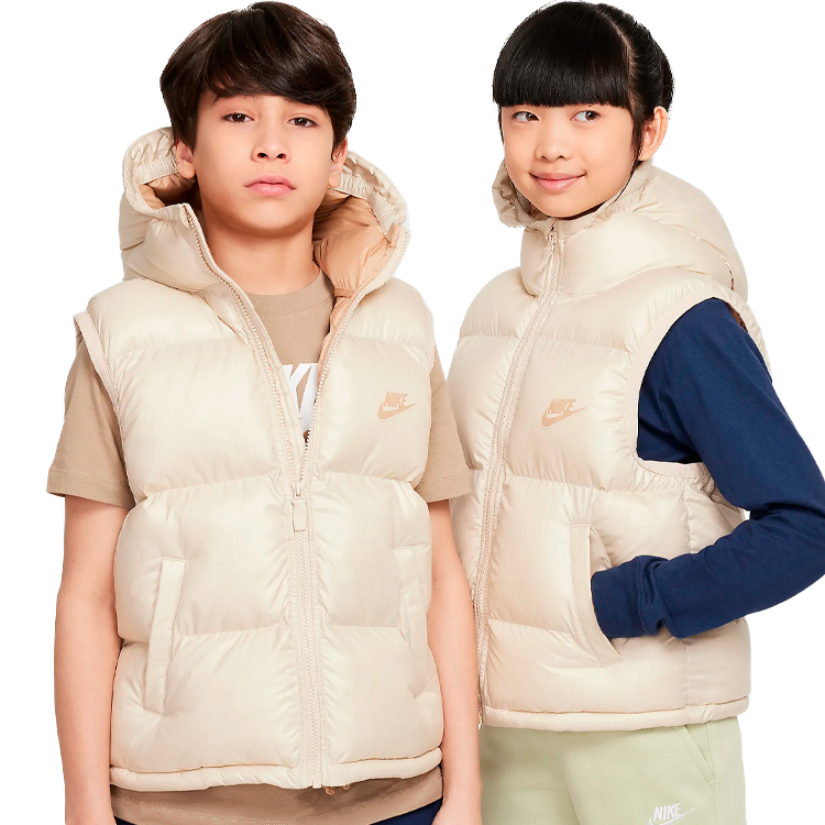 Vesta Nike K NSW TF RPL HGH SYNFL VEST UL / Femei / XS / Bej photo 2