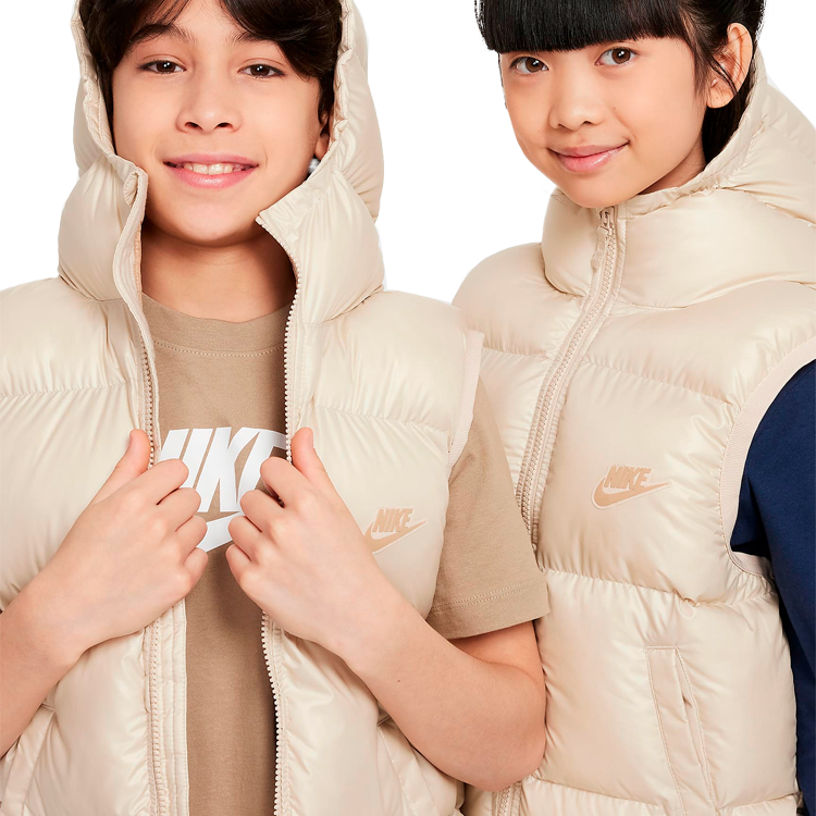 Vesta Nike K NSW TF RPL HGH SYNFL VEST UL / Femei / XS / Bej photo 4