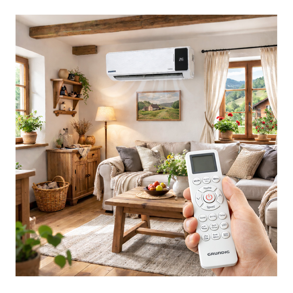 Aparat de aer conditionat Grundig GEEPDH 125/ GEEPDH 126 12000 BTU / 35 m2 / Invertor / Wi-Fi R32  photo 6