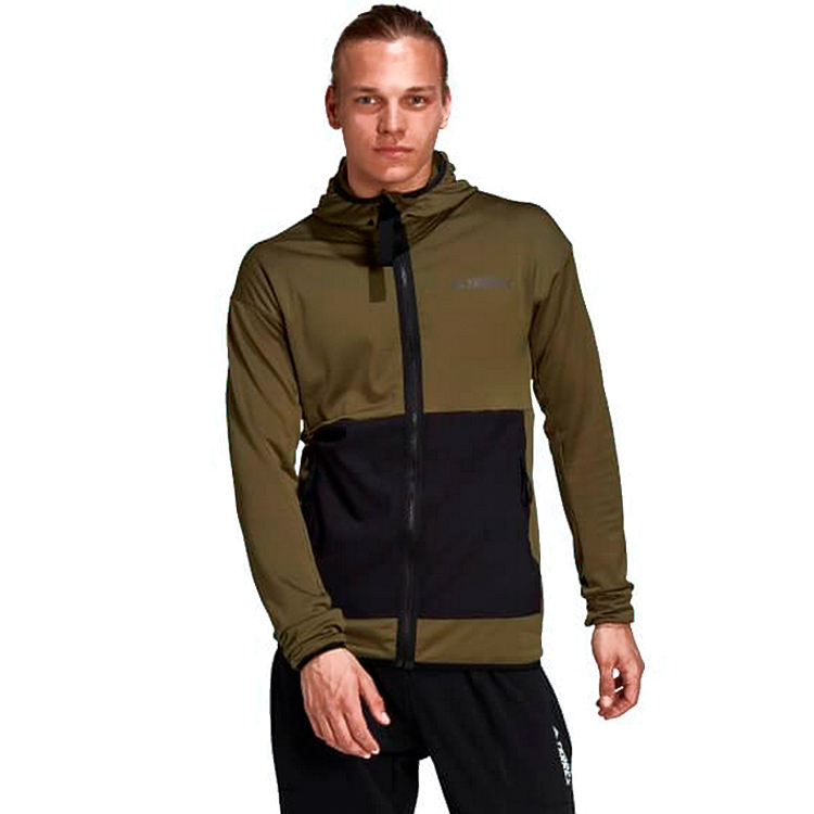 Мужская Толстовка Adidas TXFlooceLT Hd J S Зеленый photo 2