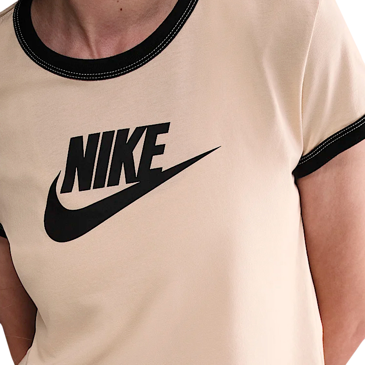 Футболка Nike W NSW SS RINGER TEE VNTG RUN XL Бежевый Женский photo 3