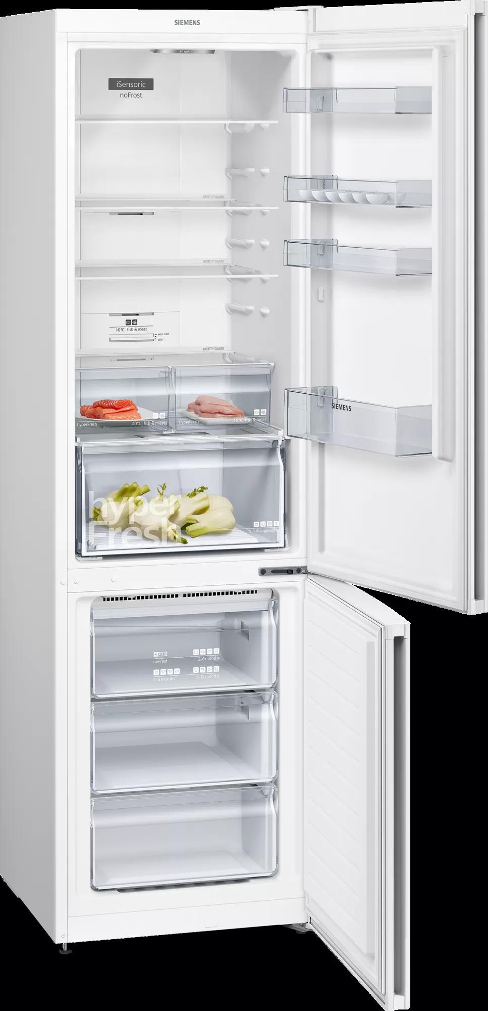 Frigider cu doua usi Siemens KG39NXW326 / 366 l / 203 cm / F / Alb photo 4