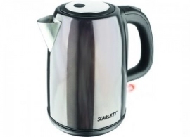 Чайник электрический Scarlett SC-1226, 1.7 л, 2200 Вт, Черный