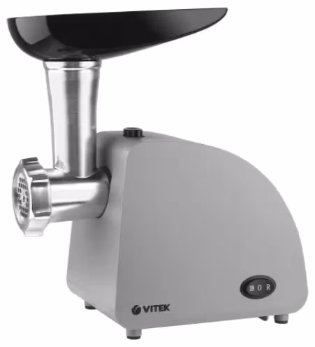 Мясорубка шнековая Vitek VT-3626, 1.8 кг/мин, 1800 Вт, Белый