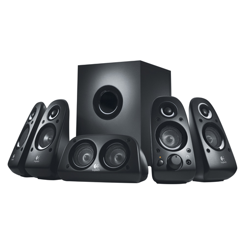 Logitech Z506 Speaker System 5.1 (RMS 75W, 27W subwoofer, 4x8W satel, center 16W), Black photo 1