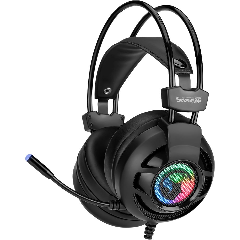 MARVO "HG9018" Marvo Headset HG9018 USB 7.1 Wired Gaming, LED Rainbow photo 1