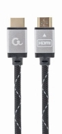 Cable HDMI GMB CCB-HDMIL-7.5M, 7.5m, male-male, Select Plus Series, High speed HDMI cable with Ethernet, Supports 4K UHD resolutions at 60 Hz, Durable nylon braiding and premium style connectors