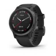 Garmin fenix 6S Pro and Sapphire, Carbon grey DLC with black band thumbnav 1