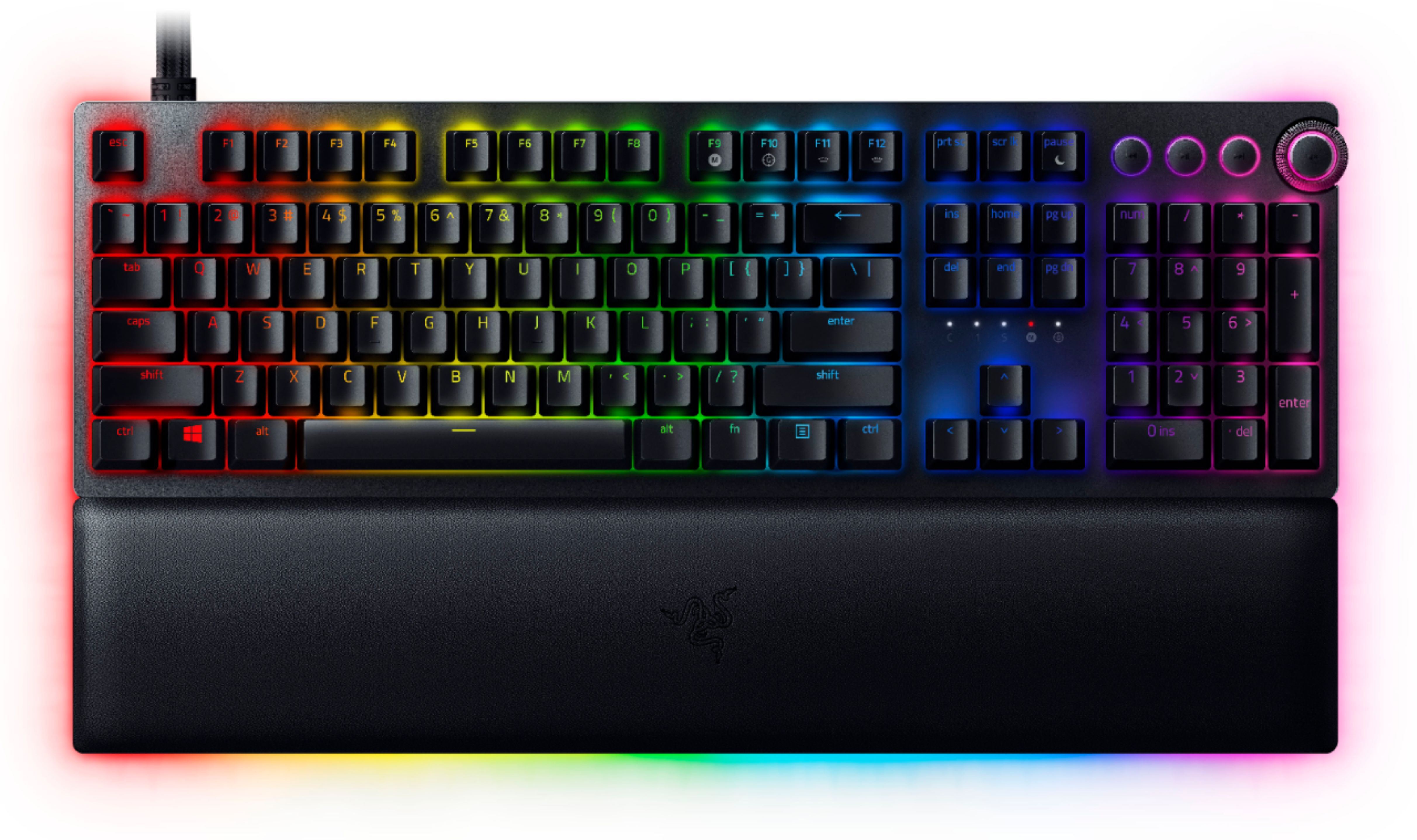 RAZER Huntsman V2 Gaming Keyboard, Powered by Razer Chroma RGB (Analog Switch) - RU Layout photo 1