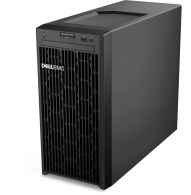 Dell PowerEdge T150 Tower, Intel Xeon E-2336 (2.9GHz, 12M Cache, 6C/12T, 65W), 2x16GB DDR4 UDIMM RAM, 2TB 7.2K RPM SATA HDD (Chassis up to 4x3,5" Cabled HDD), PERC H355 RAID, iDRAC9 Basic, 2x1GB On-Board LOM, TPM 2.0, Single cabled 300W PSU. thumbnav 2