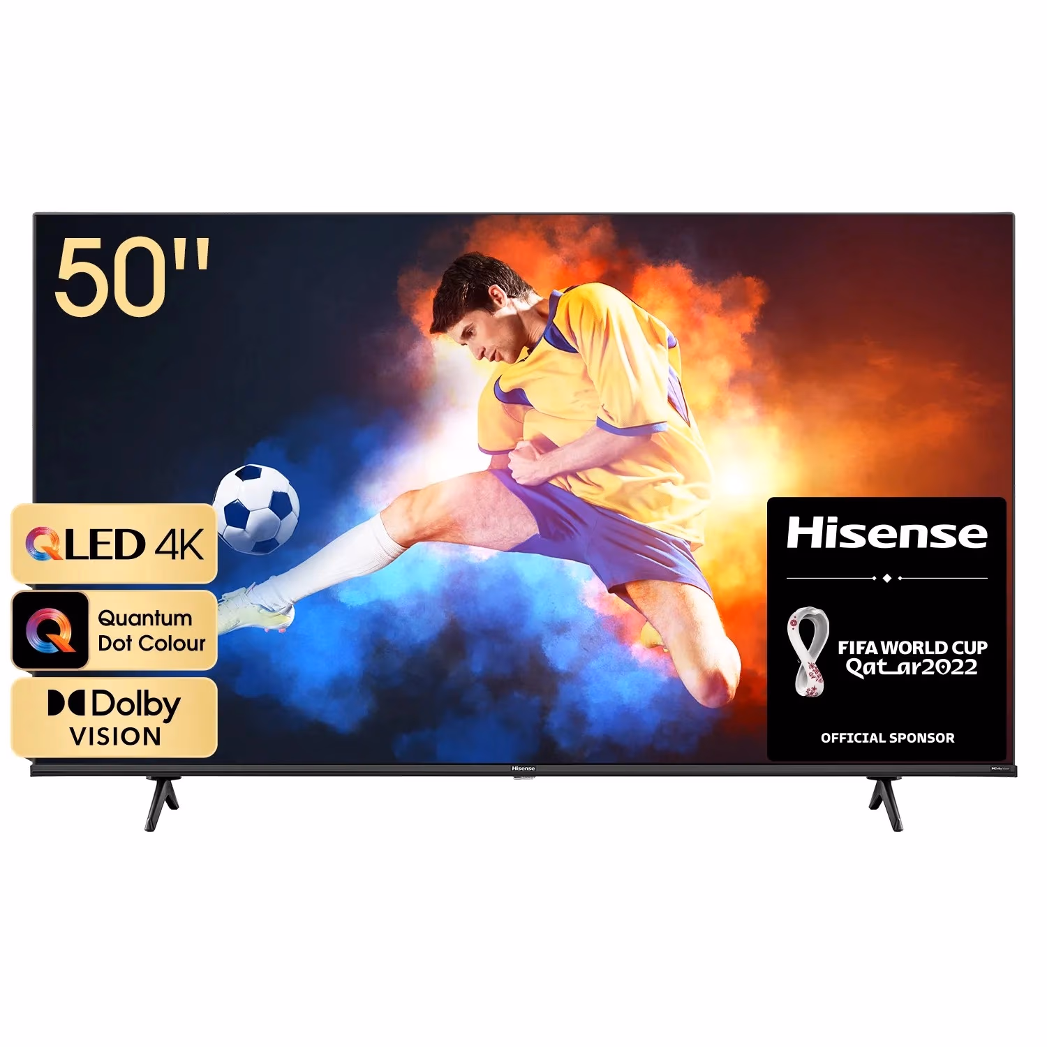 50" LED TV Hisense 50E7HQ, QLED Black (3840x2160 UHD Quantum Dot Display, SMART TV (VIDAA OS), 3 x HDMI2.0, 2 x USB, Wi-Fi (2.4GHz+5GHz), DVB-T/T2/C/S2, Speakers 2 x 7W Dolby Audio, VESA 200x300, 9.2 Kg) 