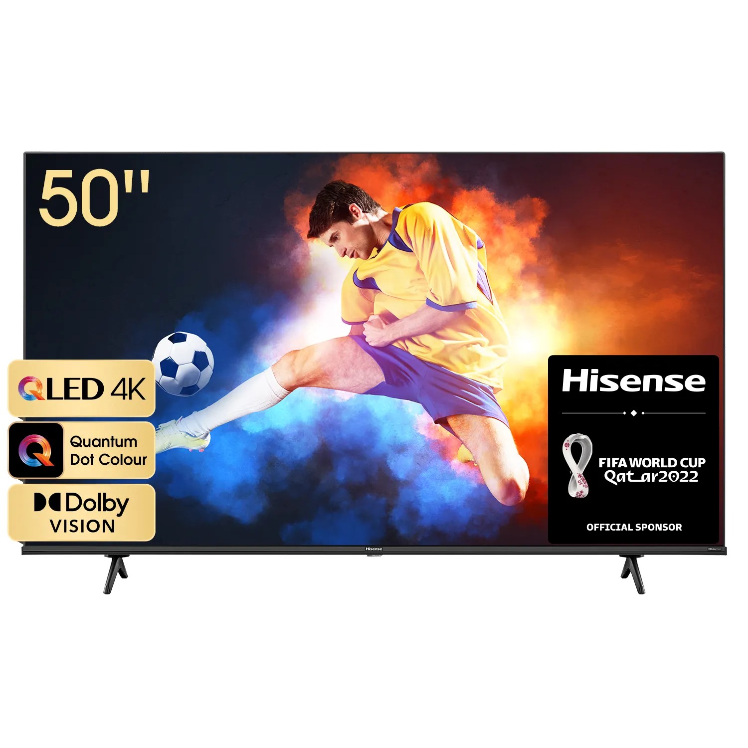 50" LED TV Hisense 50E7HQ, QLED Black (3840x2160 UHD Quantum Dot Display, SMART TV (VIDAA OS), 3 x HDMI2.0, 2 x USB, Wi-Fi (2.4GHz+5GHz), DVB-T/T2/C/S2, Speakers 2 x 7W Dolby Audio, VESA 200x300, 9.2 Kg) photo 1
