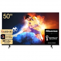 50" LED TV Hisense 50E7HQ, QLED Black (3840x2160 UHD Quantum Dot Display, SMART TV (VIDAA OS), 3 x HDMI2.0, 2 x USB, Wi-Fi (2.4GHz+5GHz), DVB-T/T2/C/S2, Speakers 2 x 7W Dolby Audio, VESA 200x300, 9.2 Kg) thumbnav 1