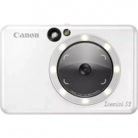 Printer Canon Zoemini 2 ZOEMINI S2 ZV223 Pearl White, Compact Photo 8MP, Ink-free 314x600, Wi-Fi, Bluetooth 5.0, ZINK, MicroSD up to 256Gb,  Android 6.0, iOS 12, Windows, Mac OSX, Canon Zink 10 pcs 2.0”x3.0” + SMARTSHEET 1 pcs.