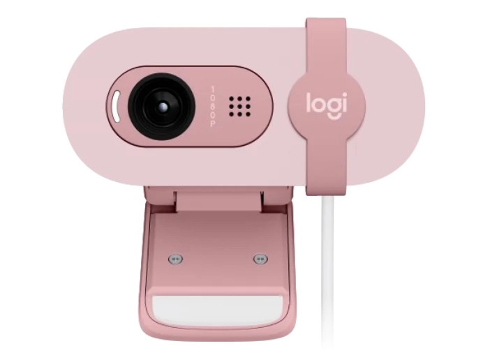 Веб-камера Logitech Brio 100 / 1080p/30fps / privacy shutter / mic / USB-A / Rose