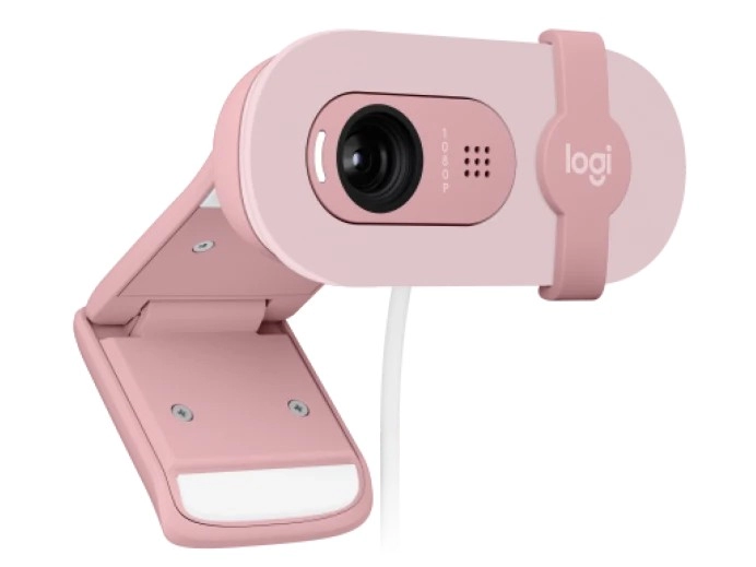 Веб-камера Logitech Brio 100 / 1080p/30fps / privacy shutter / mic / USB-A / Rose