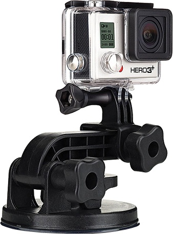GoPro Suction Cup Mount - to attach GoPro to cars, boats, motorcycles and more, speed of 150+ mph, compatible with all GoPro cameras. photo 3