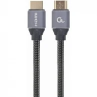Cable HDMI 2.0 CCBP-HDMI-3M, Premium series 3 m, High speed  with Ethernet, Supports 4K UHD resolution at 60Hz, Nylon, Gold plated connectors, Copper AWG30