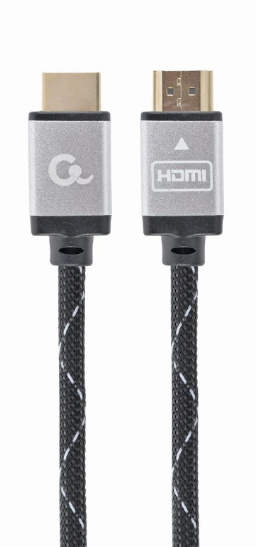 Cable HDMI GMB CCB-HDMIL-7.5M, 7.5m, male-male, Select Plus Series, High speed HDMI cable with Ethernet, Supports 4K UHD resolutions at 60 Hz, Durable nylon braiding and premium style connectors