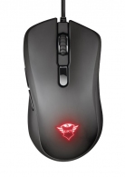 Trust Gaming GXT 930 Jacx RGB Mouse, 200 - 6400 dpi, 6 Programmable, responsive buttons including 2 thumb buttons, Fully adjustable RGB lighting with multiple effects, Braided cable 1,8 m USB, Black thumbnav 1