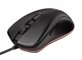 Trust Gaming GXT 930 Jacx RGB Mouse, 200 - 6400 dpi, 6 Programmable, responsive buttons including 2 thumb buttons, Fully adjustable RGB lighting with multiple effects, Braided cable 1,8 m USB, Black thumbnav 2