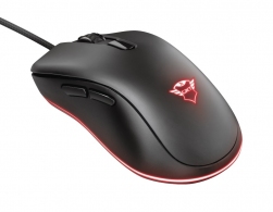 Trust Gaming GXT 930 Jacx RGB Mouse, 200 - 6400 dpi, 6 Programmable, responsive buttons including 2 thumb buttons, Fully adjustable RGB lighting with multiple effects, Braided cable 1,8 m USB, Black thumbnav 3