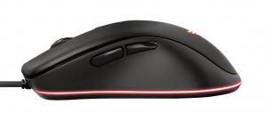 Trust Gaming GXT 930 Jacx RGB Mouse, 200 - 6400 dpi, 6 Programmable, responsive buttons including 2 thumb buttons, Fully adjustable RGB lighting with multiple effects, Braided cable 1,8 m USB, Black thumbnav 4