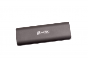 M.2 External SSD 256GB  MyMedia (by Verbatim) External SSD USB3.2 Gen 2, Sequential Read/Write: up to 520/400 MB/s, Light, Sleek space grey aluminium design, Ultra-compact aluminum housing thumbnav 1