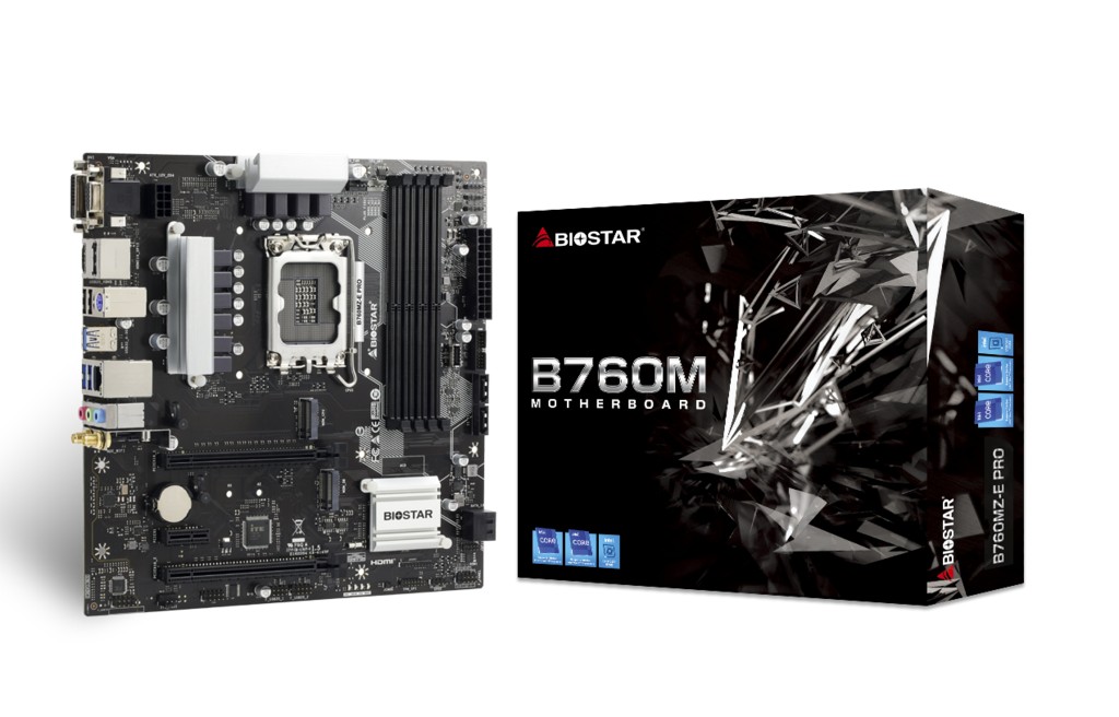Placa de baza BIOSTAR B760MZ­E PRO / AM4 / B760 / DDR5 / mATX photo 1