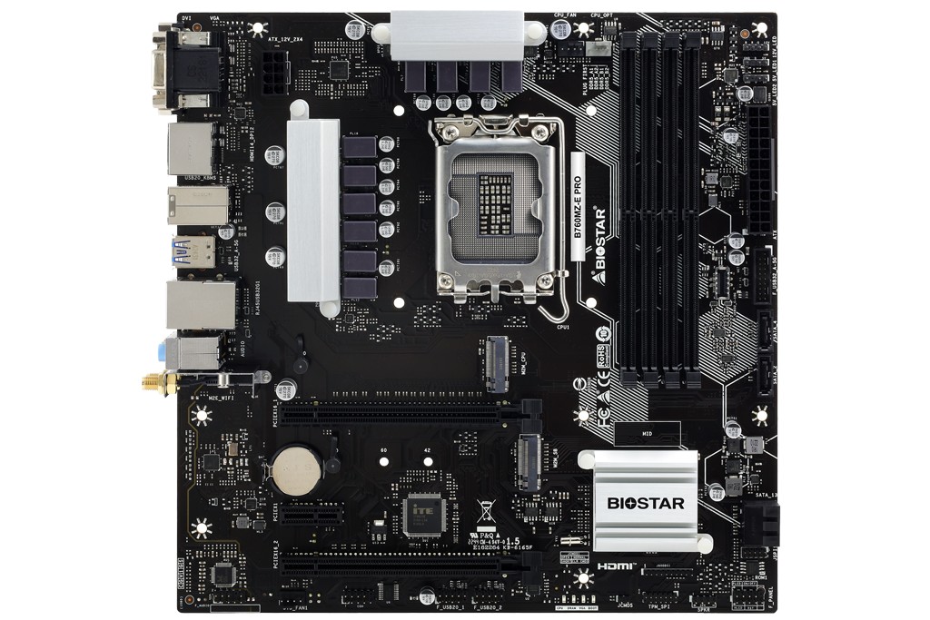 Placa de baza BIOSTAR B760MZ­E PRO / AM4 / B760 / DDR5 / mATX photo 2