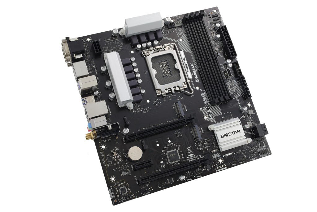 Placa de baza BIOSTAR B760MZ­E PRO / AM4 / B760 / DDR5 / mATX photo 3