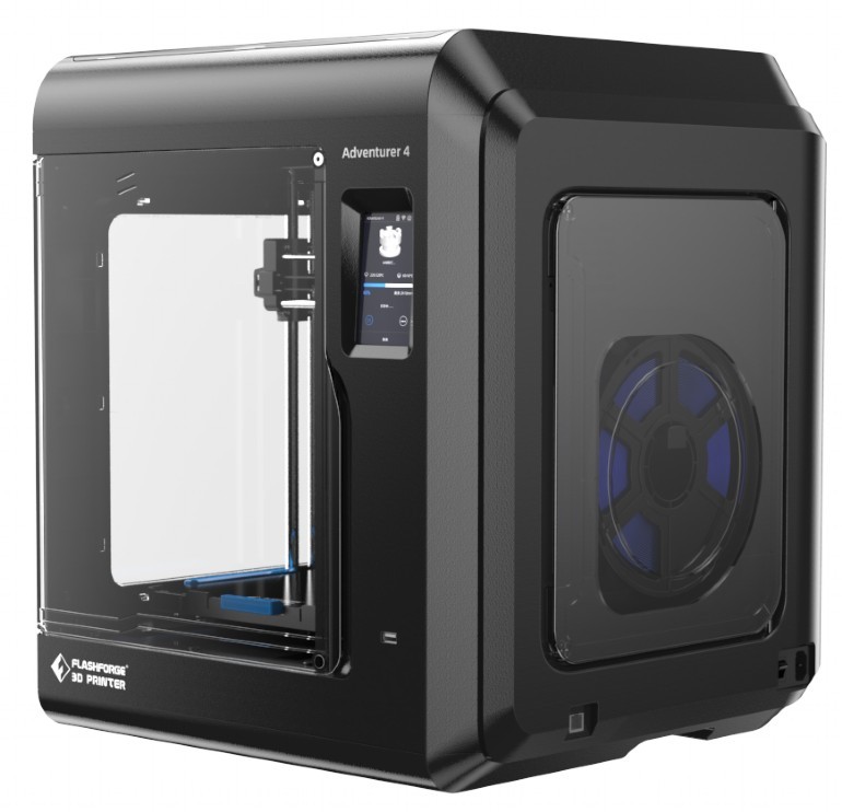 Gembird 3D Printer Flashforge Adventurer4, FFF, Single extruder, Fully-Closed Design & Auto-Temperature Control System, Build size: up to 220 x 200 x 250 mm, Connection Internet/USB stick/ WIFI, Filament: ABS/PLA/PC/PETG/PLA-CF/PETG-CF spool, 1.75mm photo 1