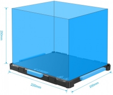 Gembird 3D Printer Flashforge Adventurer4, FFF, Single extruder, Fully-Closed Design & Auto-Temperature Control System, Build size: up to 220 x 200 x 250 mm, Connection Internet/USB stick/ WIFI, Filament: ABS/PLA/PC/PETG/PLA-CF/PETG-CF spool, 1.75mm thumbnav 4