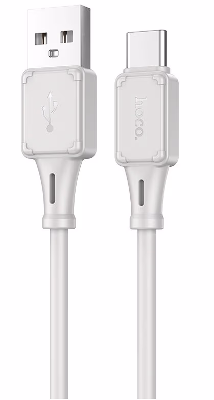 Кабель USB на USB-C HOCO “X101 Assistant” / 1m / Silicone / up to 3A / Gray 